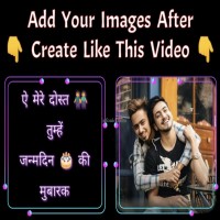 Add Your Images After Create Best Friendship Wishes Video
