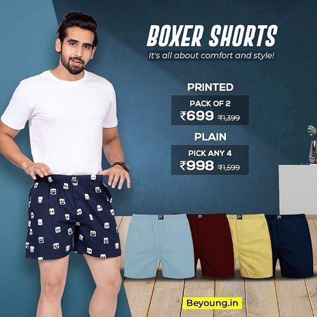 Shop New Cool Men Boxers Online From Beyoung