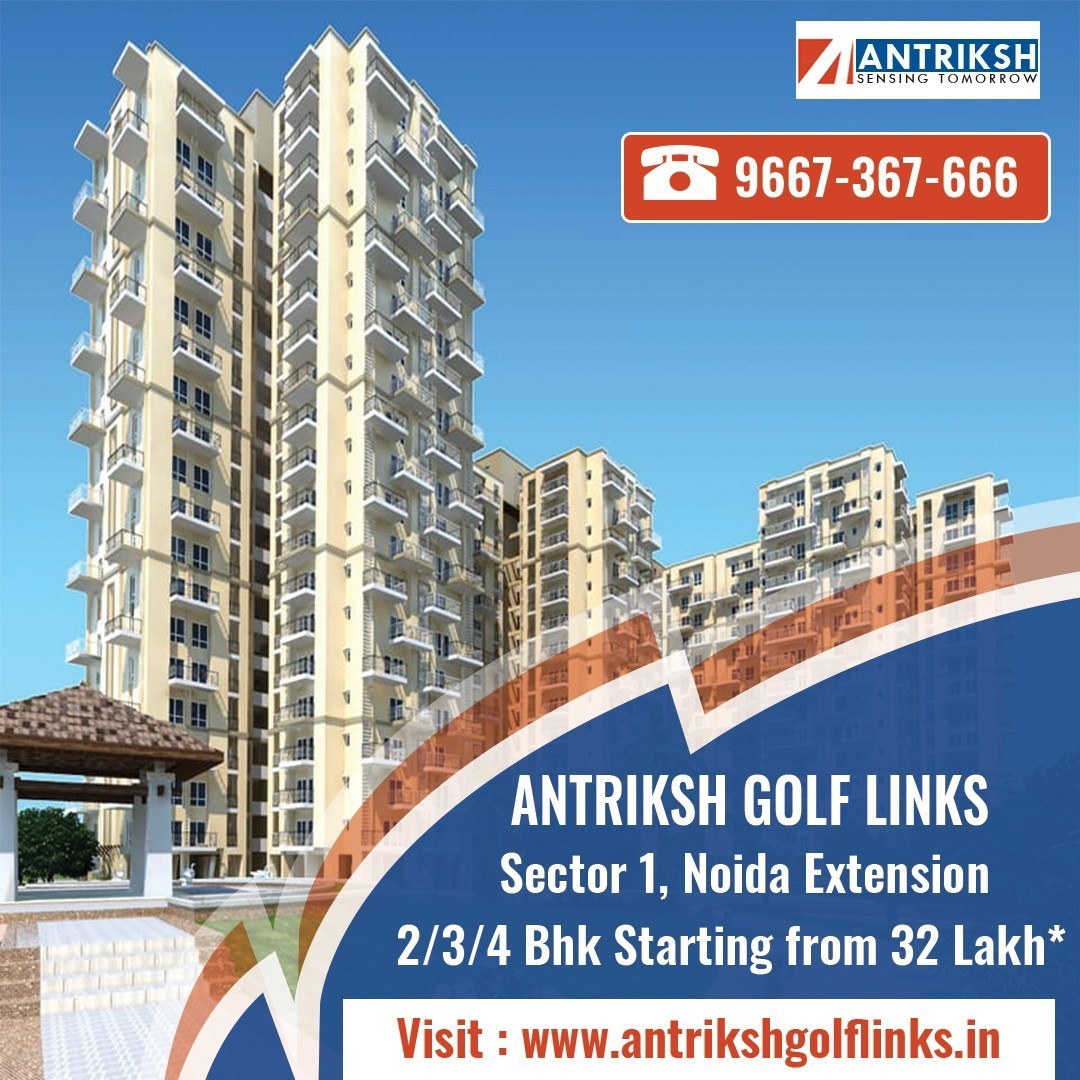 Antriksh Golf Links 234 Bhk Apartments Sector 1 Noida Extension
